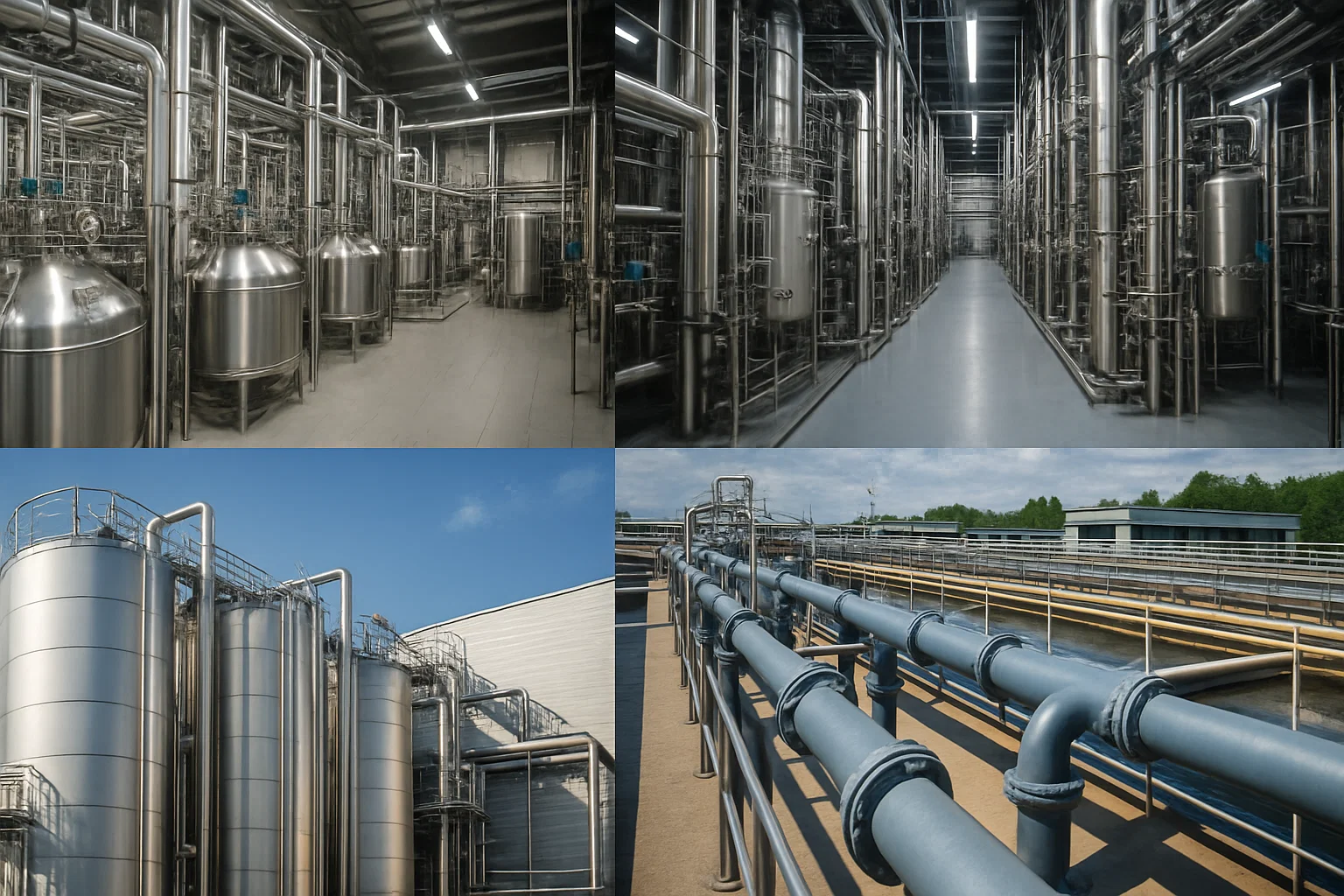 Industrial sectors – chemical, food, water treatment